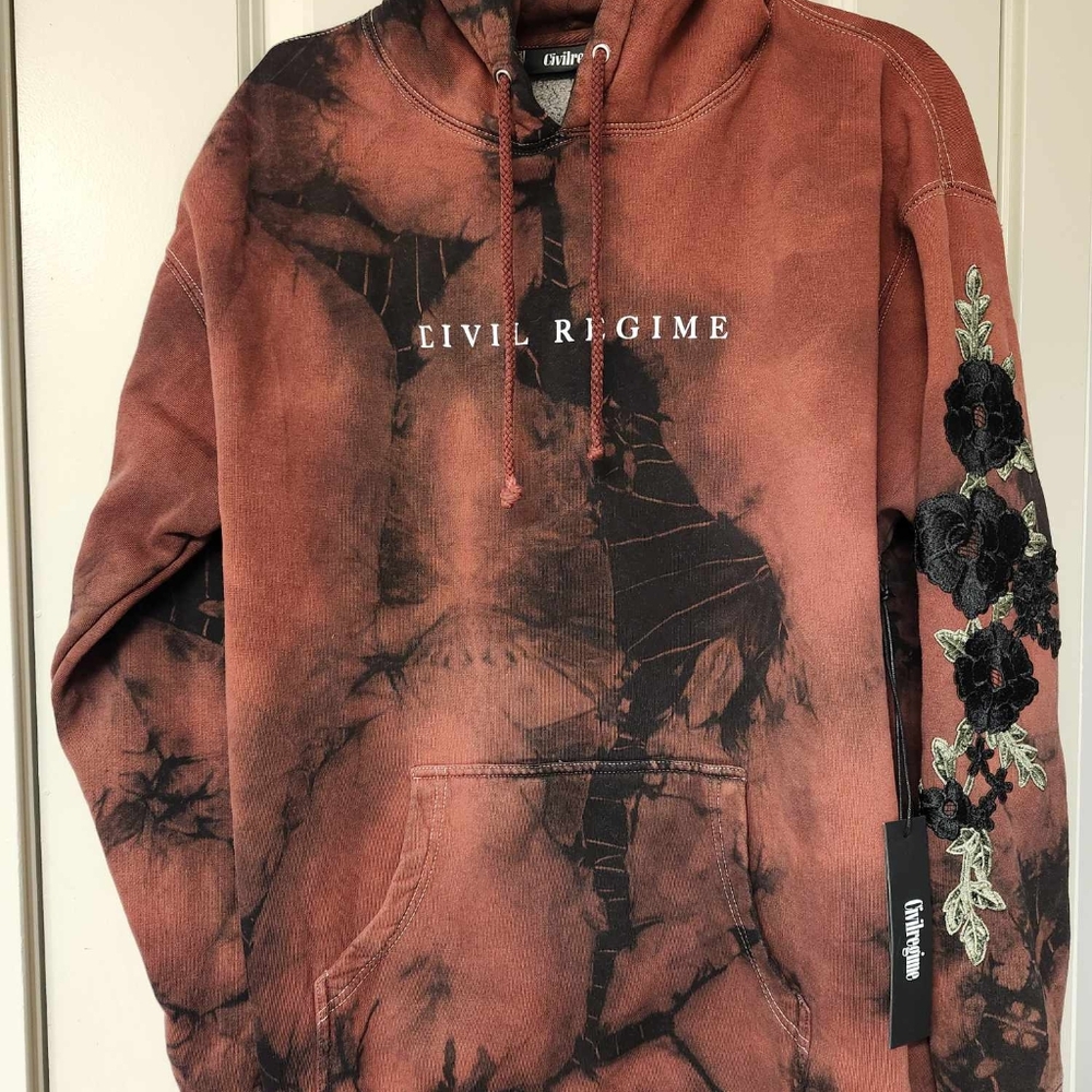 Civil Regime Black Roses Hoodie